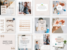 Load image into Gallery viewer, 60 OPTOMETRY &amp; OPTICAL Instagram Post Templates
